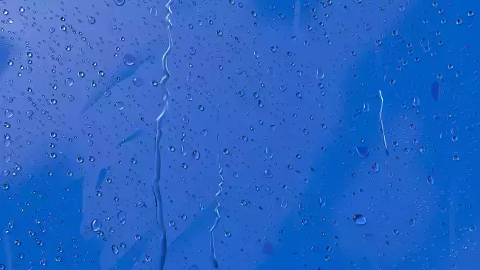 High detailed water drops