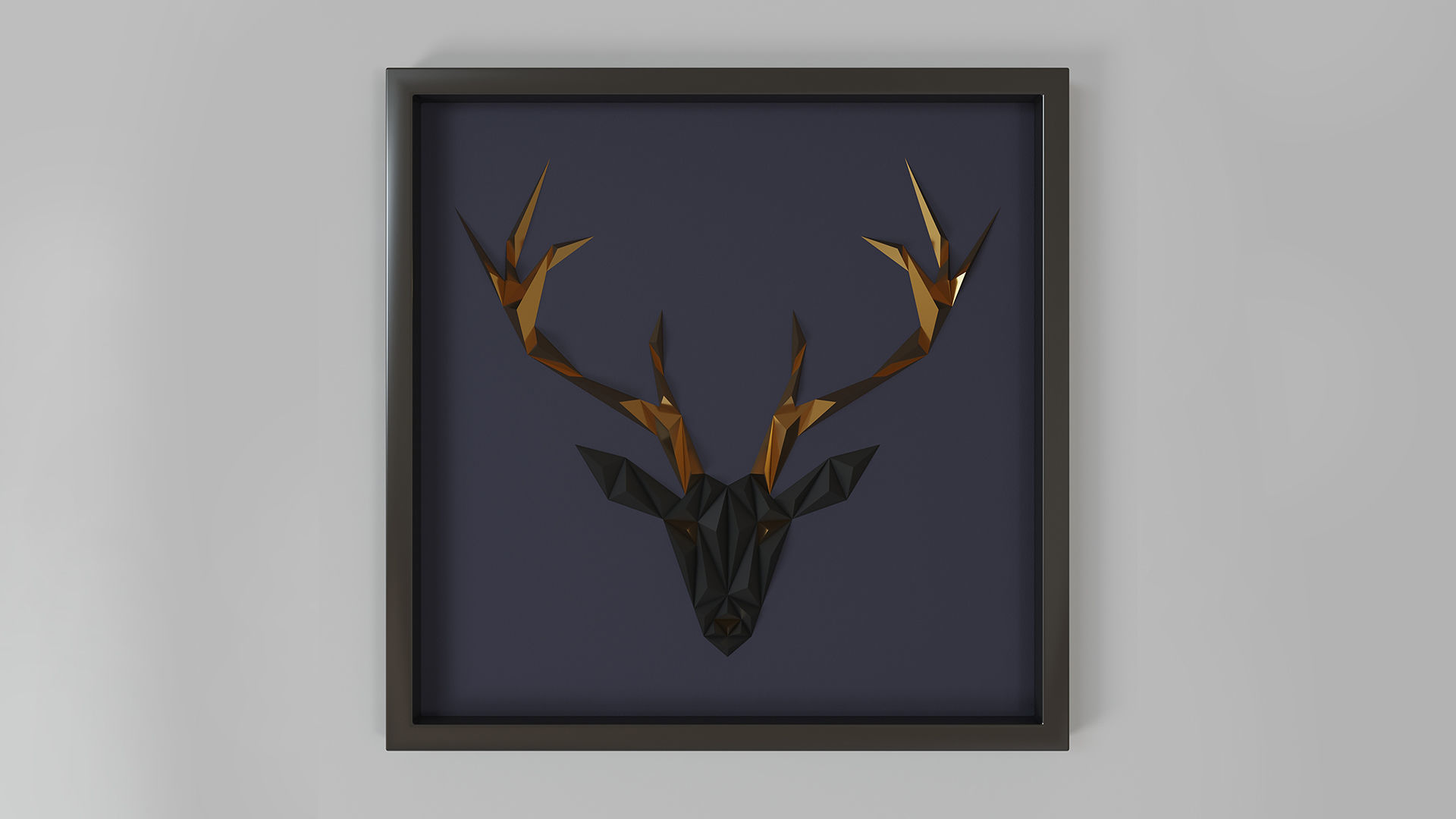 Unique Handmade Paper Art-Parrot-Tiger-Deer 3D model_5