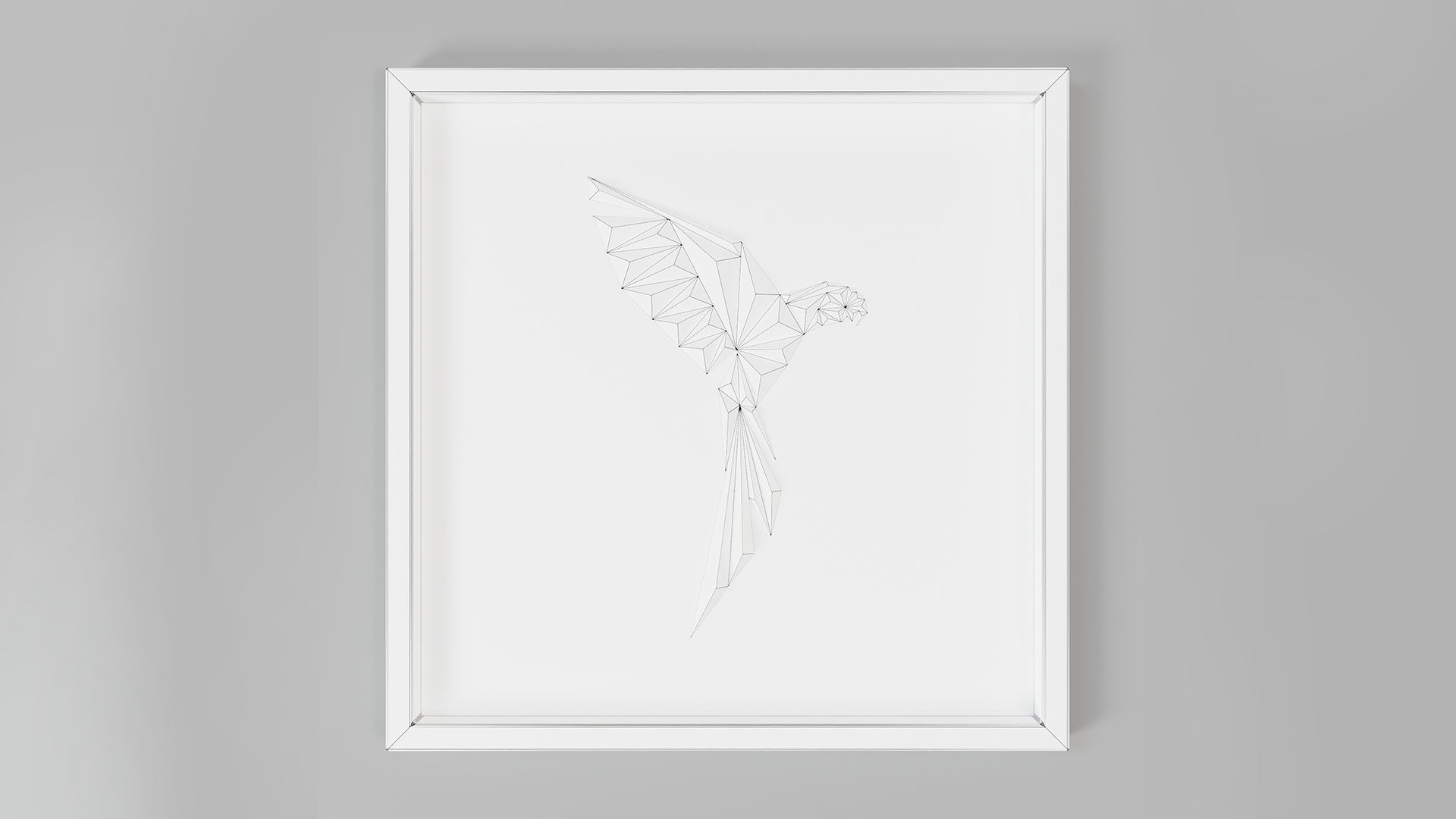 Unique Handmade Paper Art-Parrot-Tiger-Deer 3D model_3