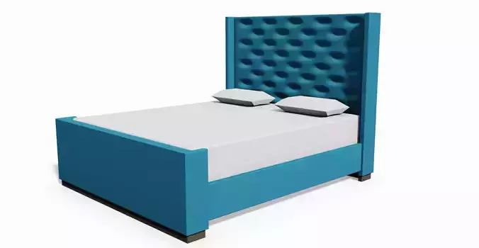 King Bed 3D model