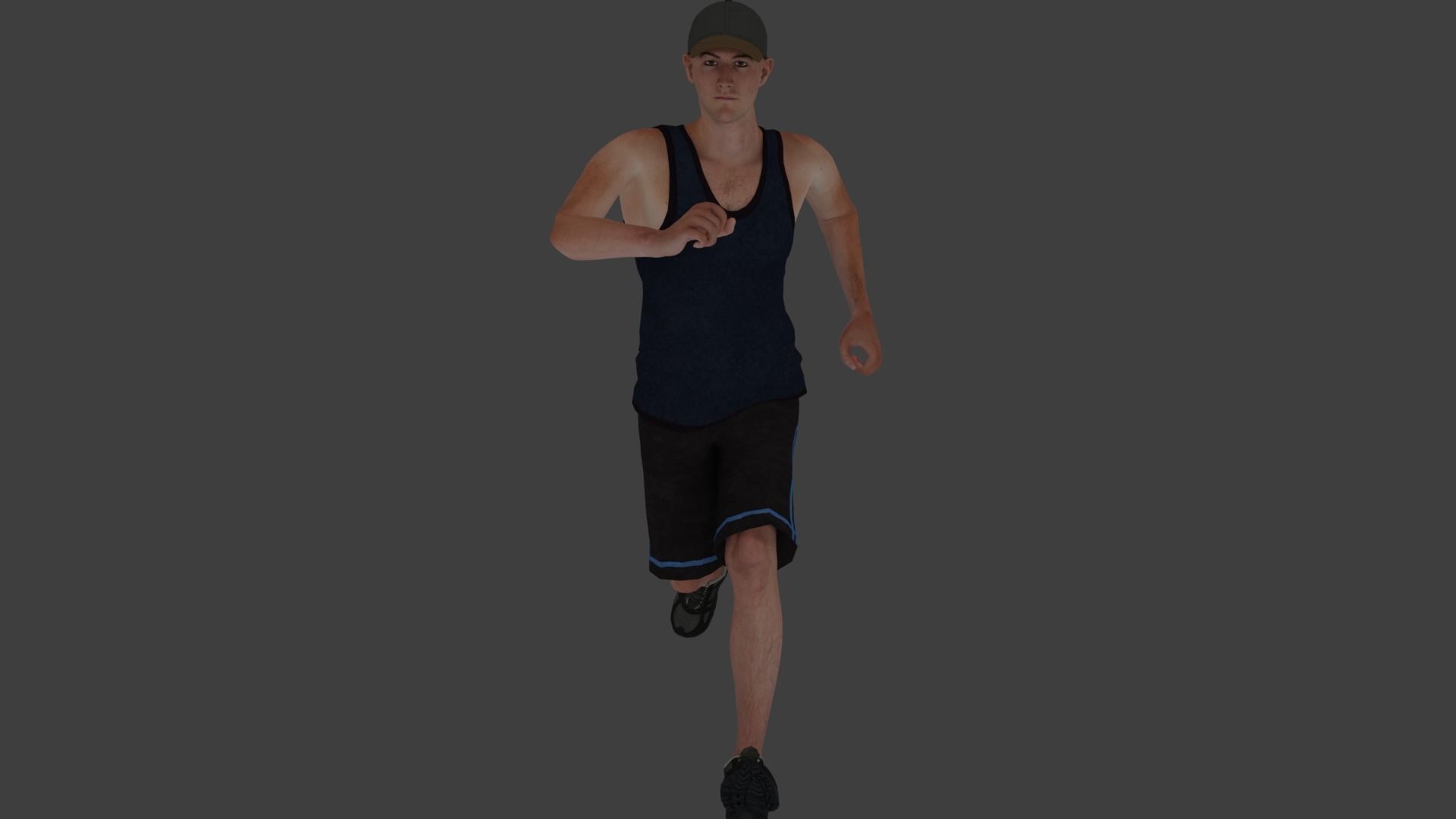 Rigged Male Character 18 3D model_14
