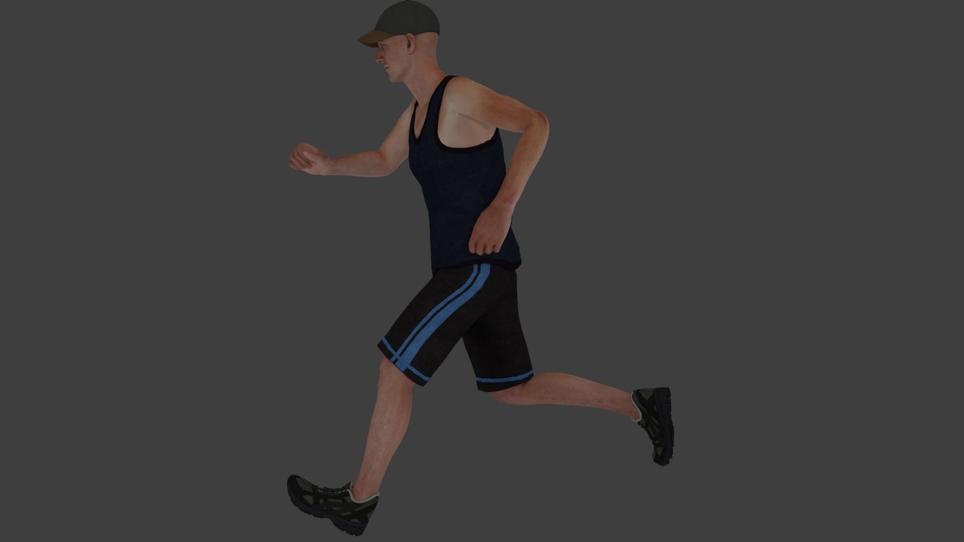 Rigged Male Character 18 3D model_16