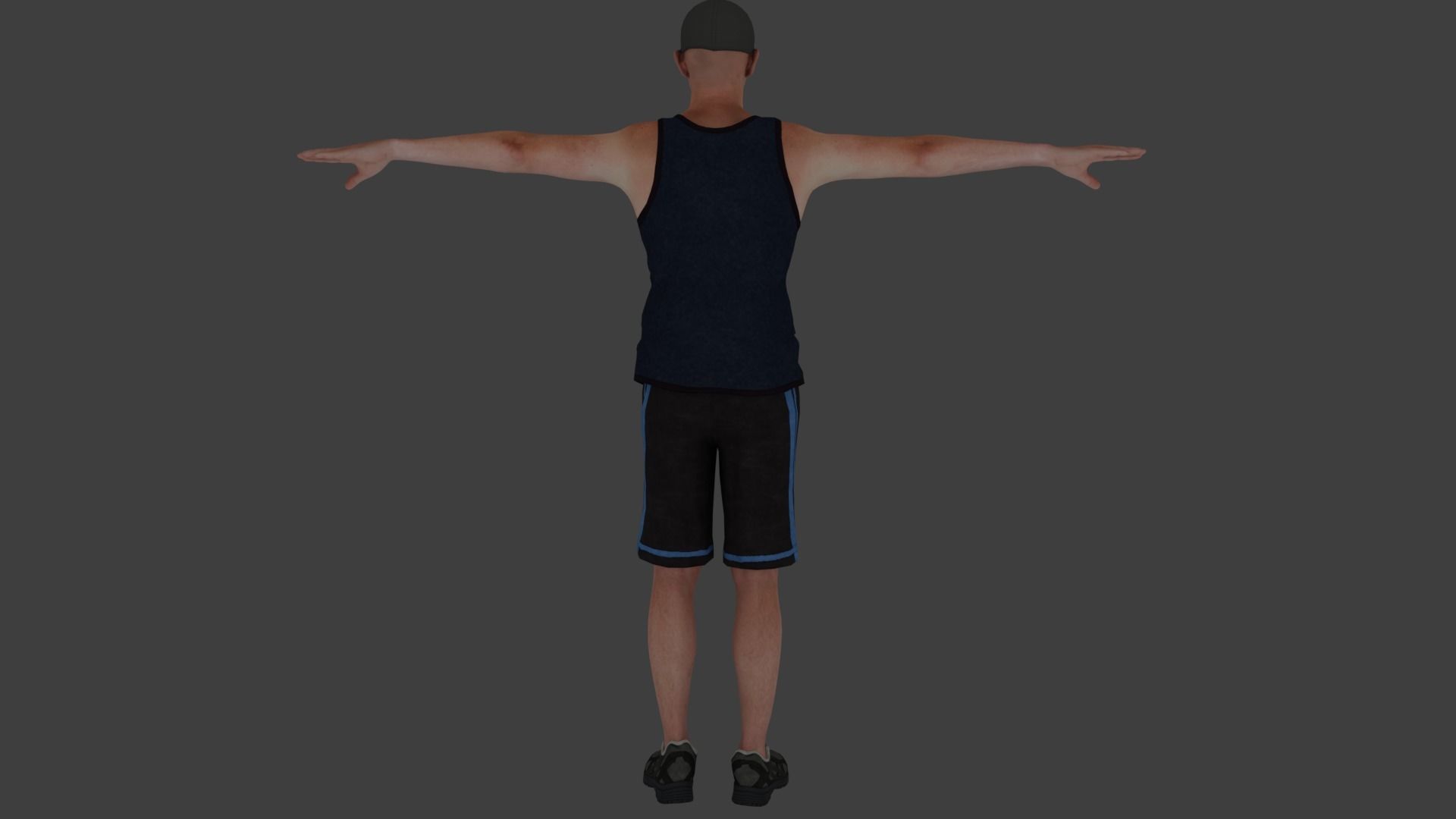 Rigged Male Character 18 3D model_6
