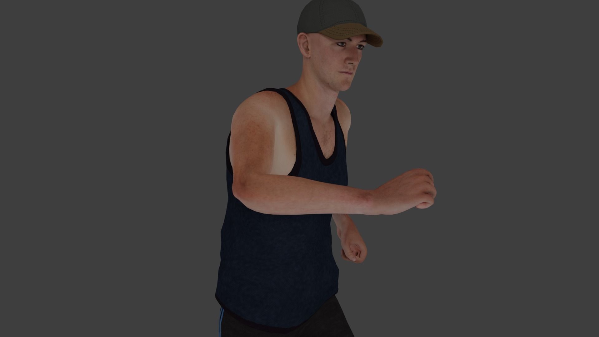 Rigged Male Character 18 3D model_17