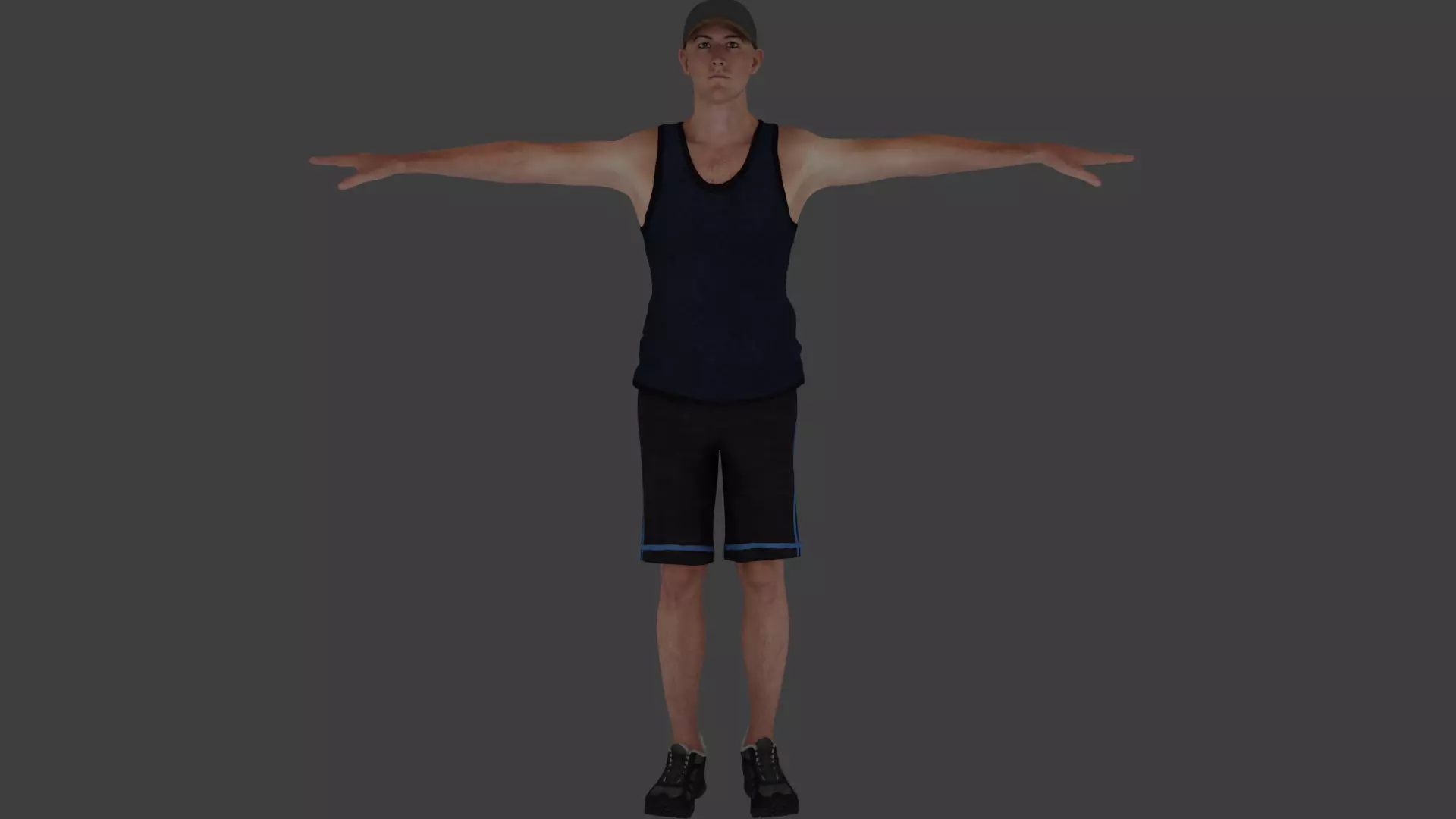 Rigged Male Character 18 3D model_0