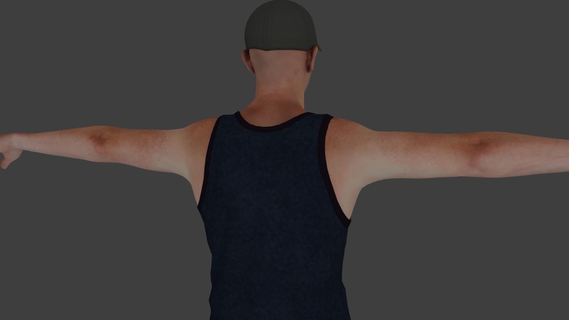 Rigged Male Character 18 3D model_13