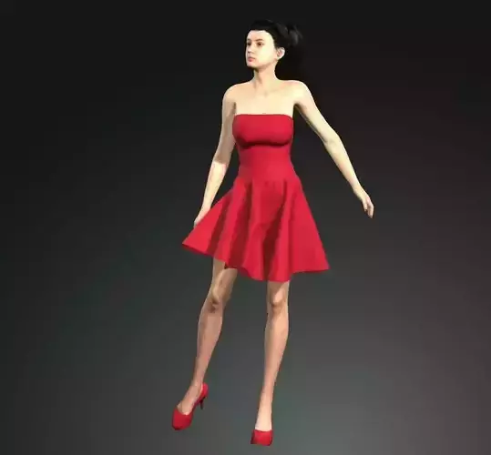 Woman Animation Fashion Model Clothing 1