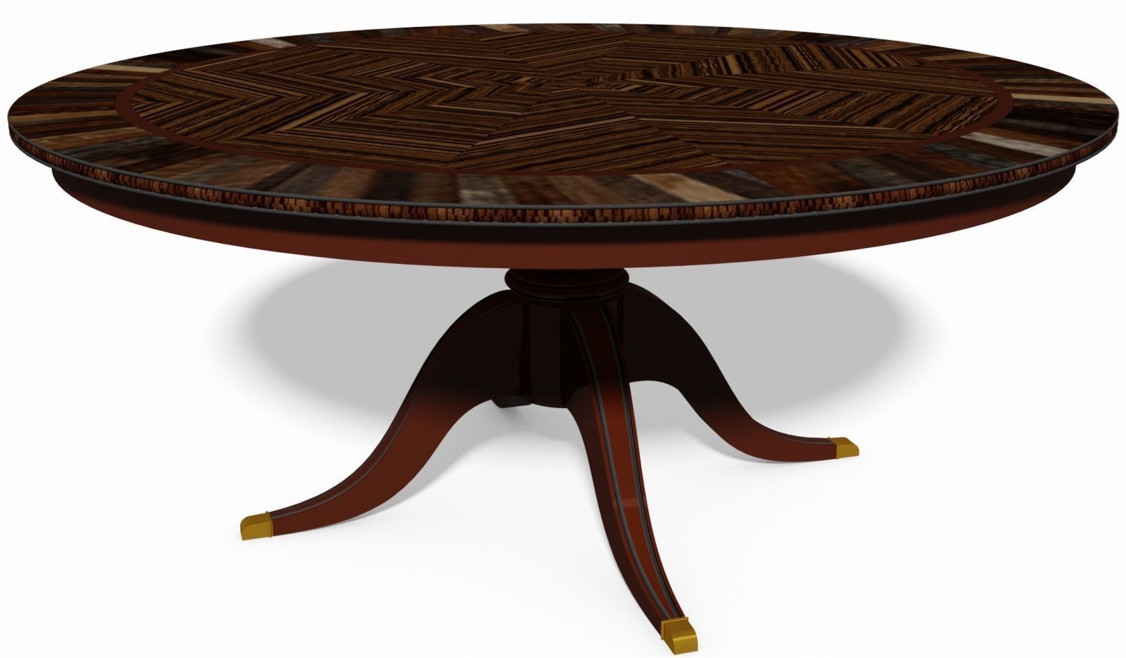 Dining Table 3D model_2