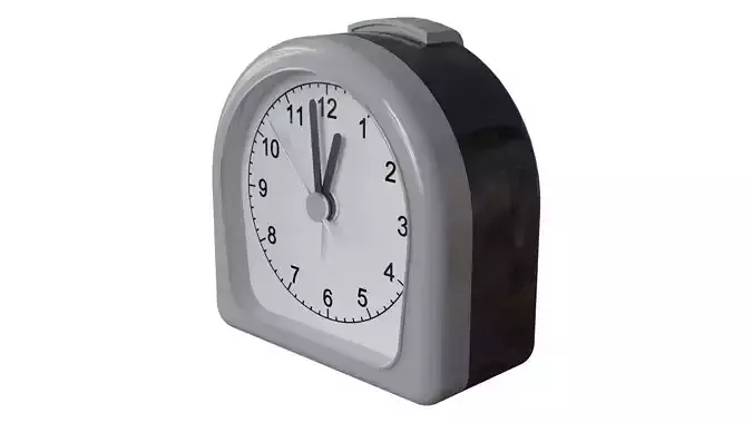 Casio Portable Clock 3D model