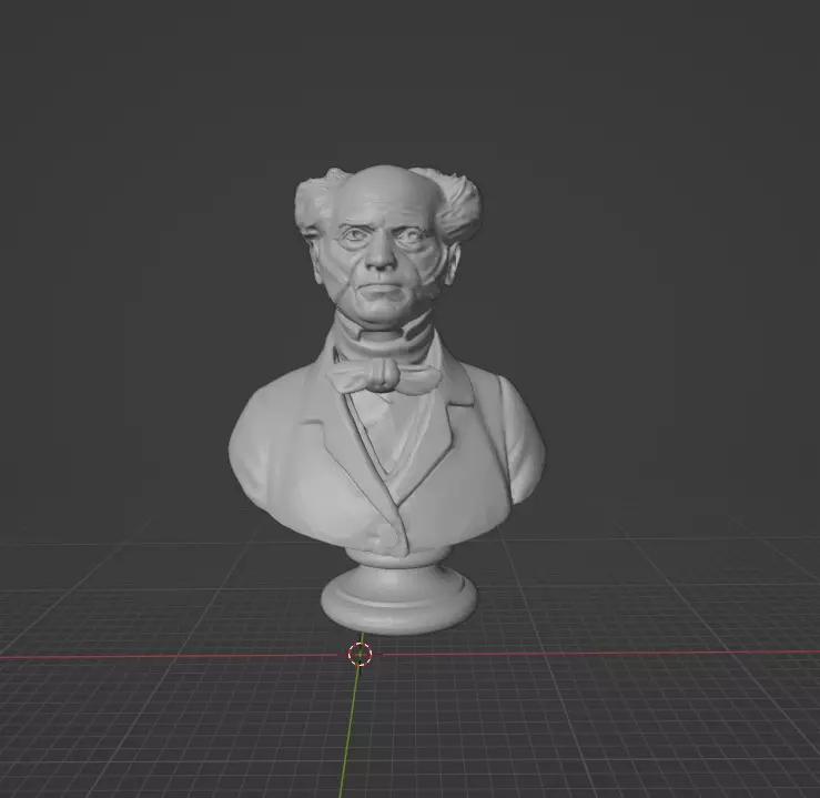 Arthur Schopenhauer 3D print model
