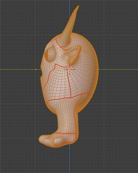Ruffy lily Devil Low-poly 3D model_10