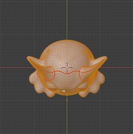 Ruffy lily Devil Low-poly 3D model_13