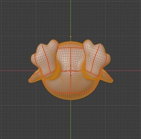Ruffy lily Devil Low-poly 3D model_14