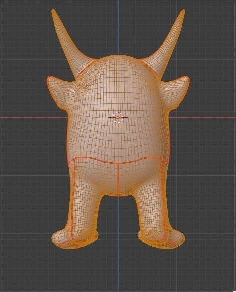 Ruffy lily Devil Low-poly 3D model_11