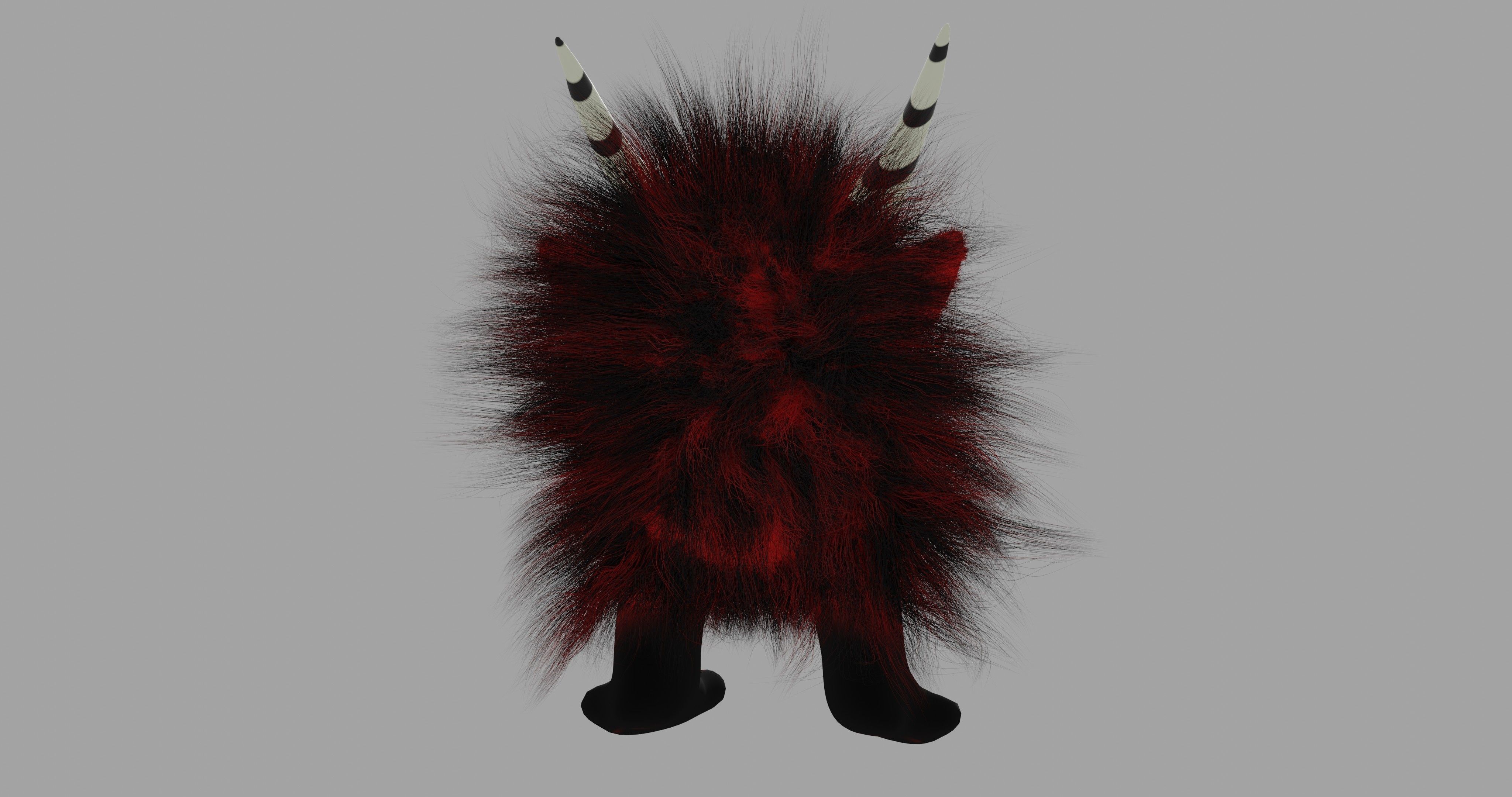 Ruffy lily Devil Low-poly 3D model_5