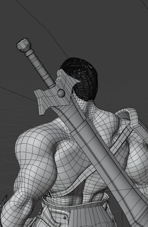 Lost Warrior Free 3D model_19
