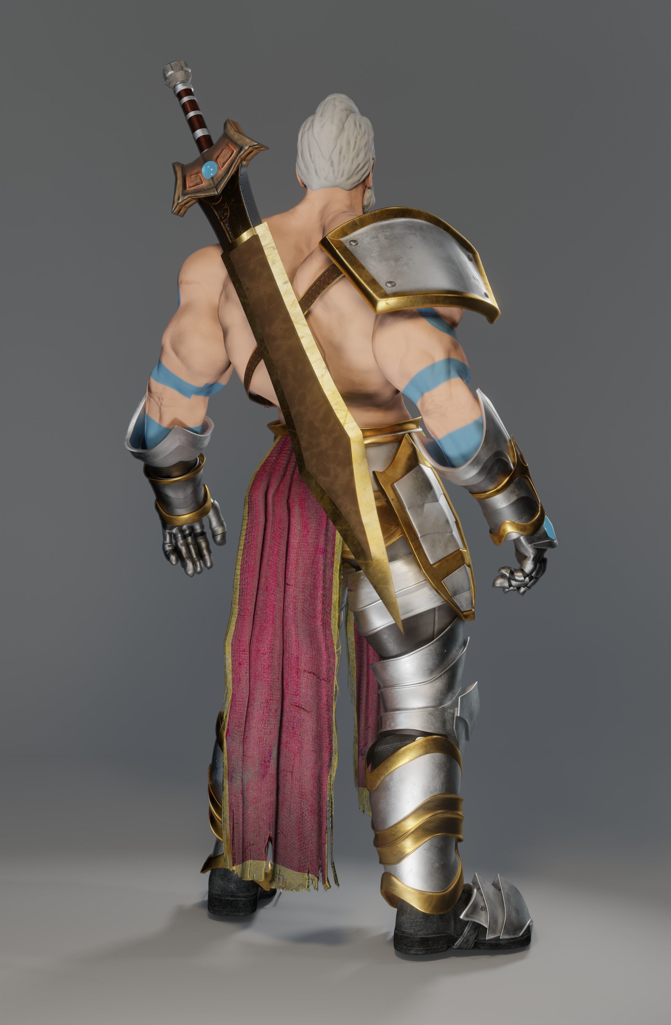 Lost Warrior Free 3D model_6