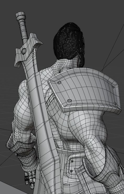 Lost Warrior Free 3D model_20