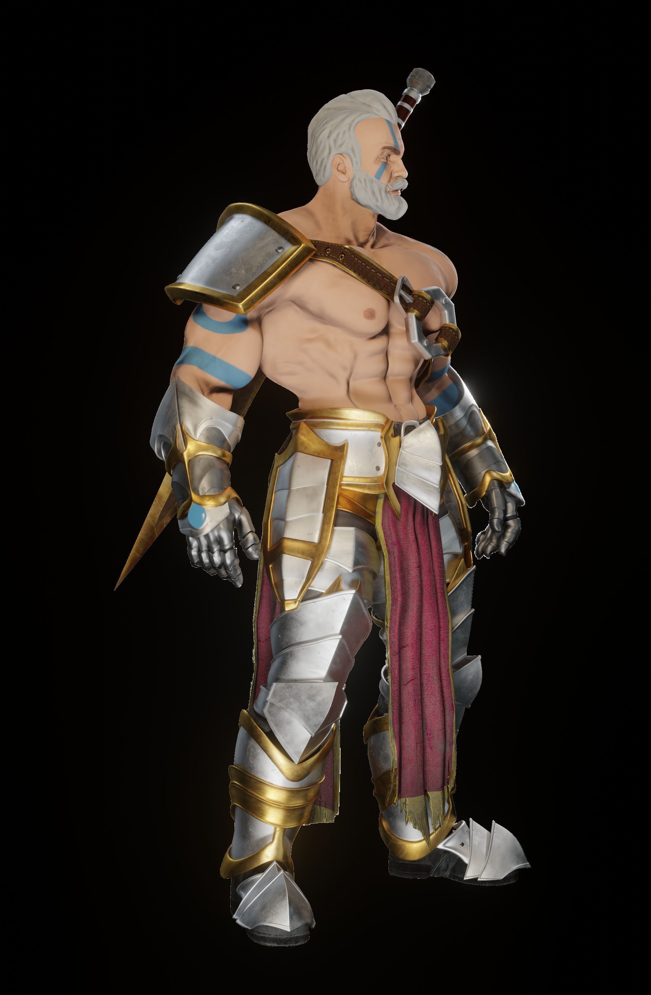 Lost Warrior Free 3D model_14