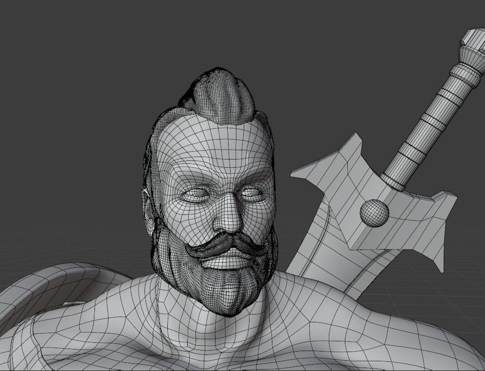 Lost Warrior Free 3D model_16