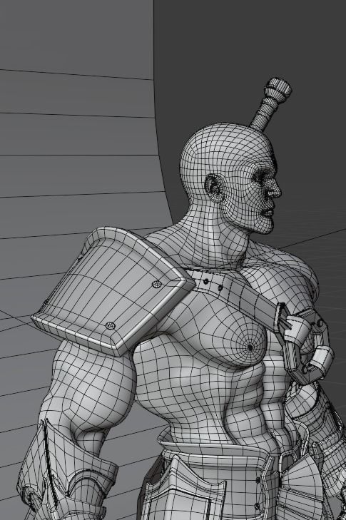 Lost Warrior Free 3D model_17
