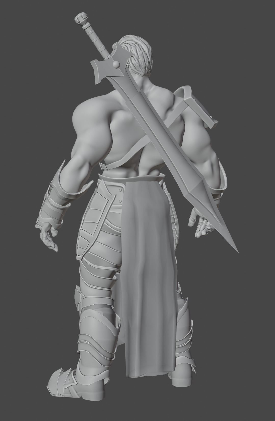Lost Warrior Free 3D model_10