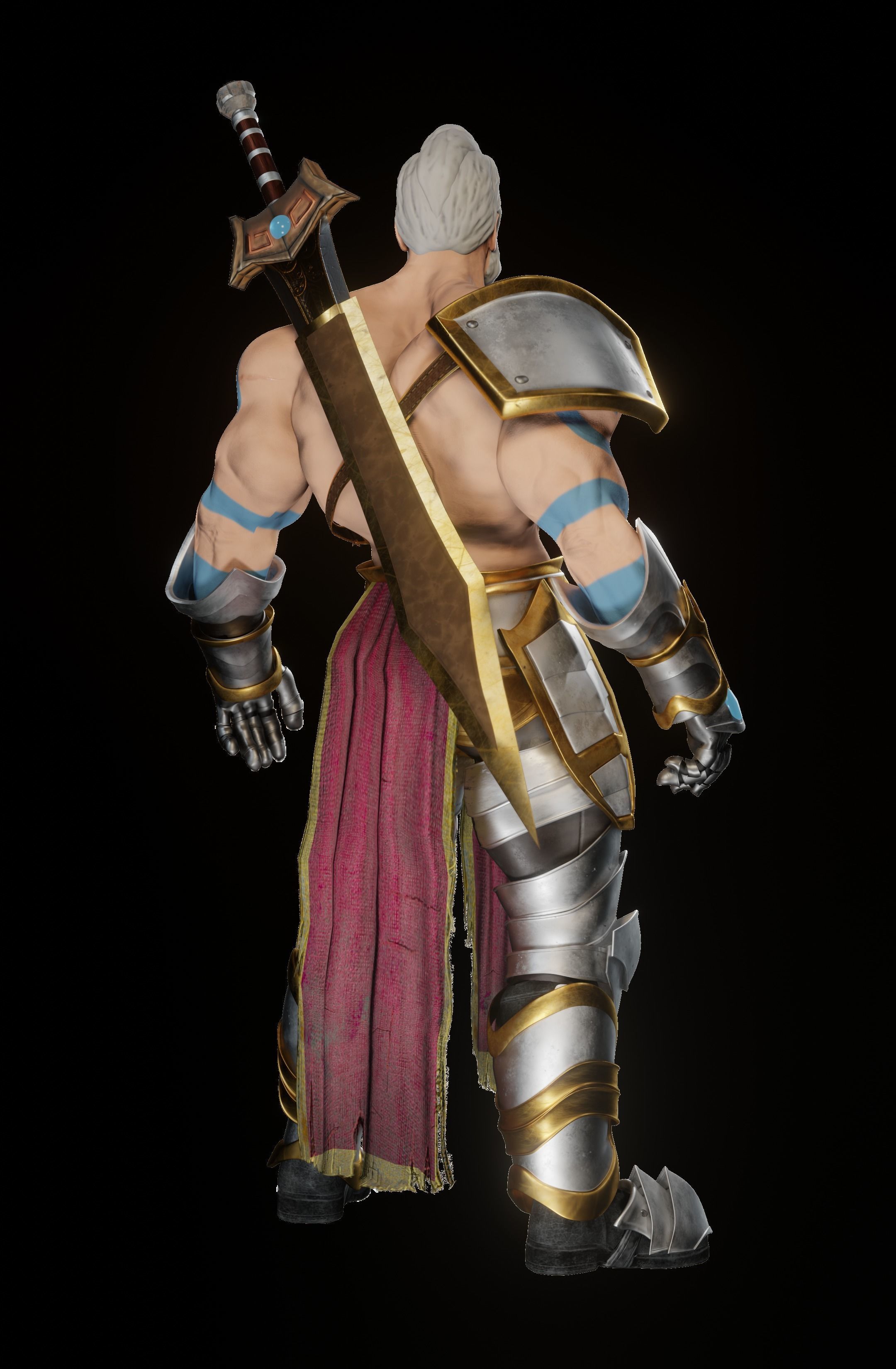 Lost Warrior Free 3D model_15