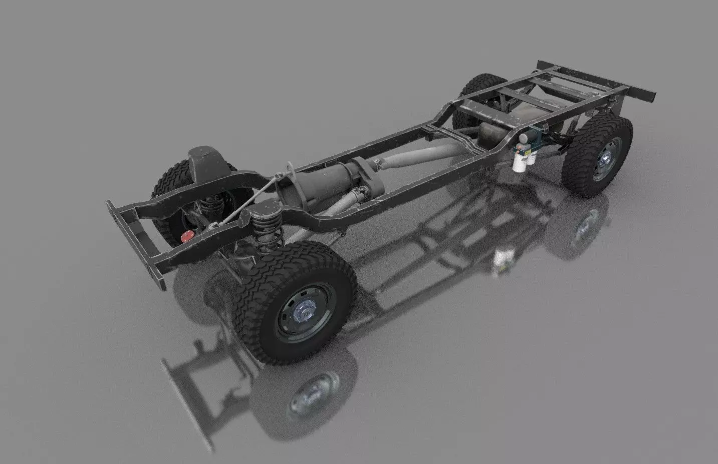 DODGE RAM 4X4 CHASSIS 3D model_0