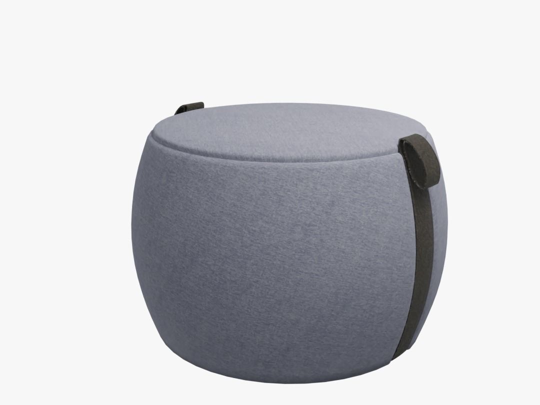 Ottoman stool 3D model_5