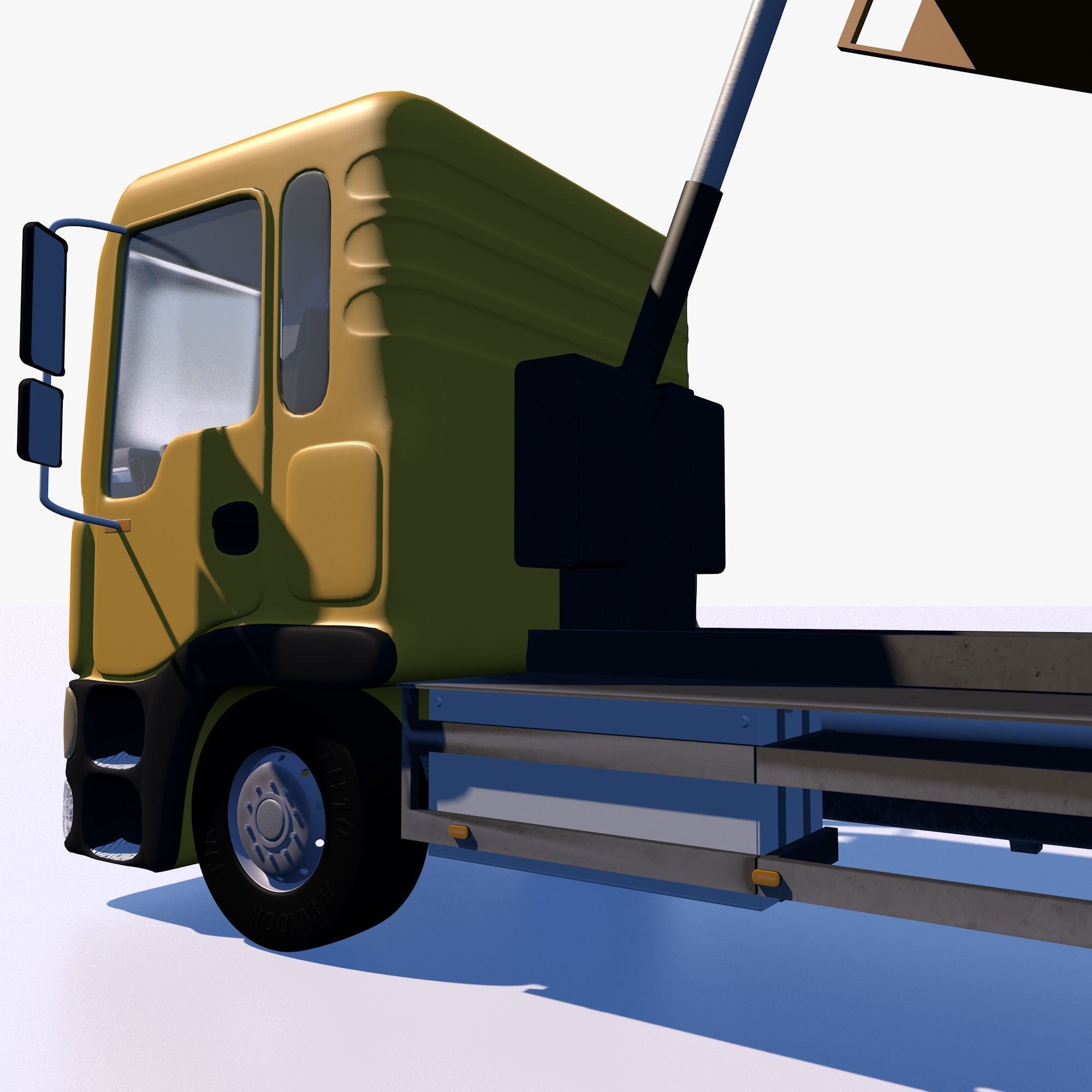 Dump truck 3D model_11