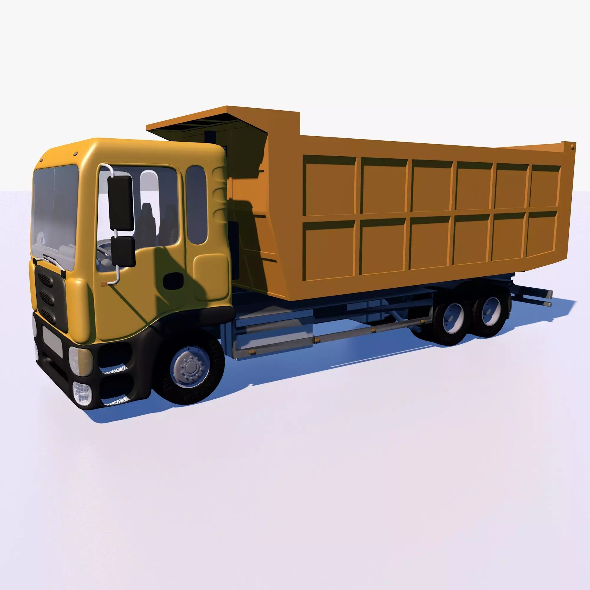 Dump truck 3D model_0