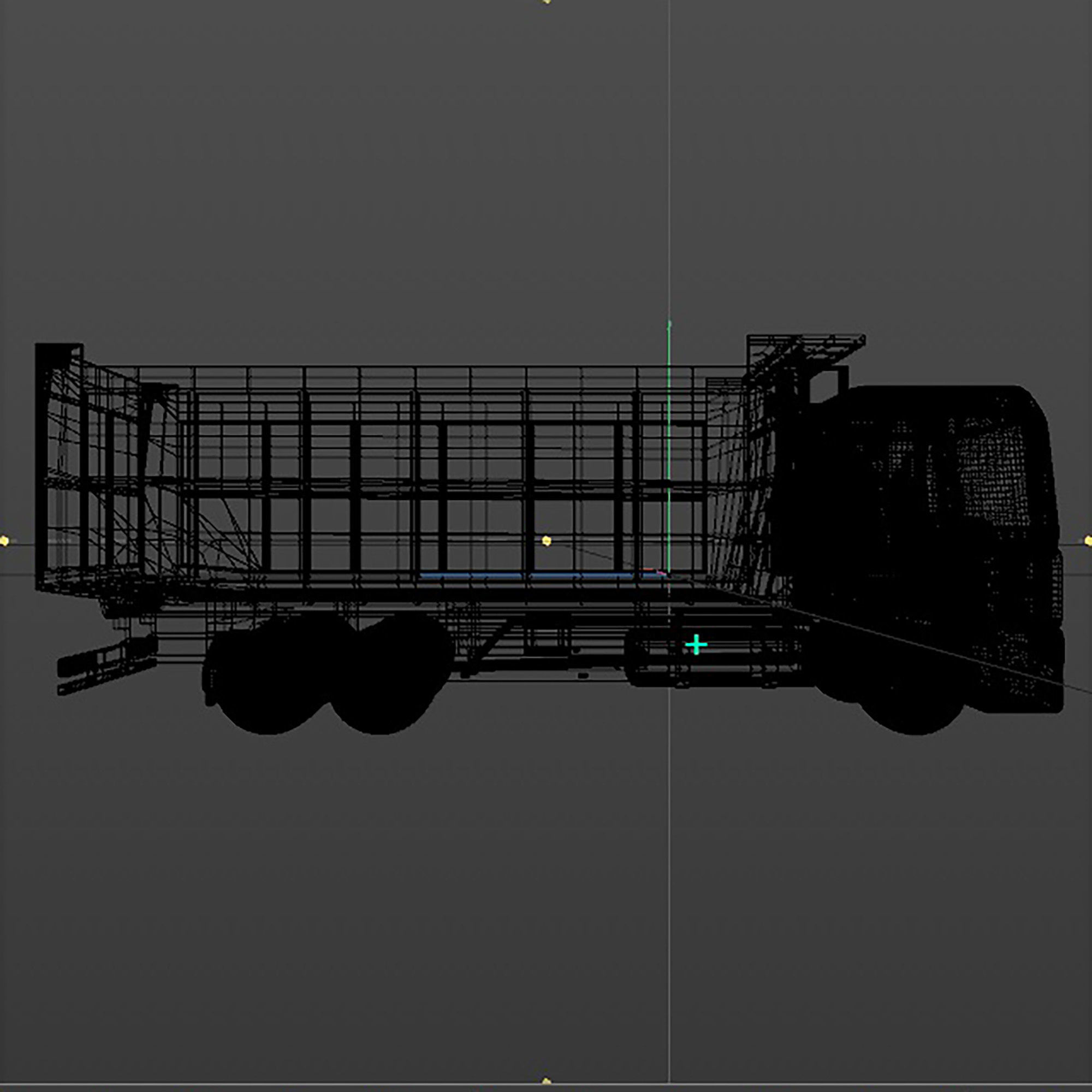 Dump truck 3D model_19