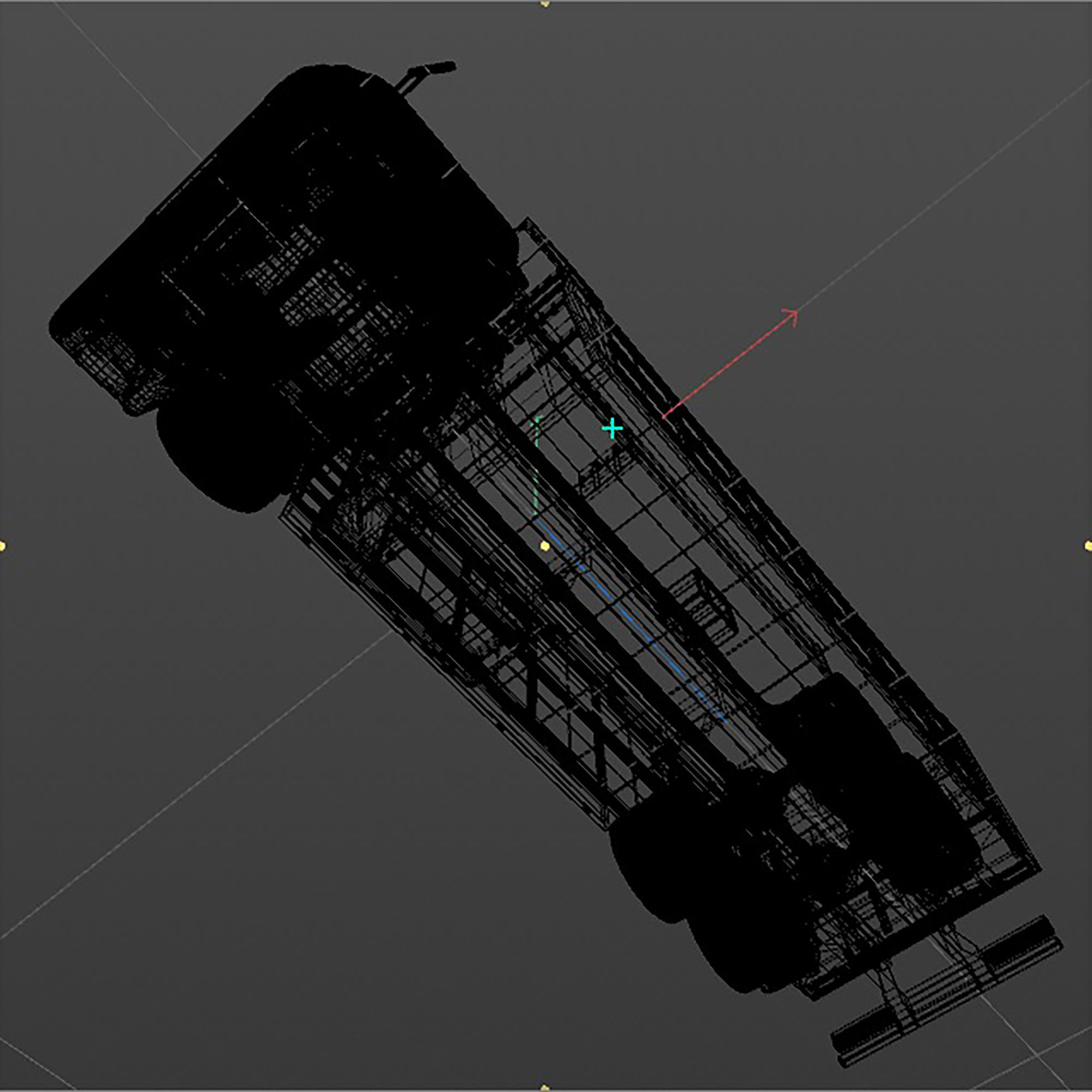 Dump truck 3D model_22