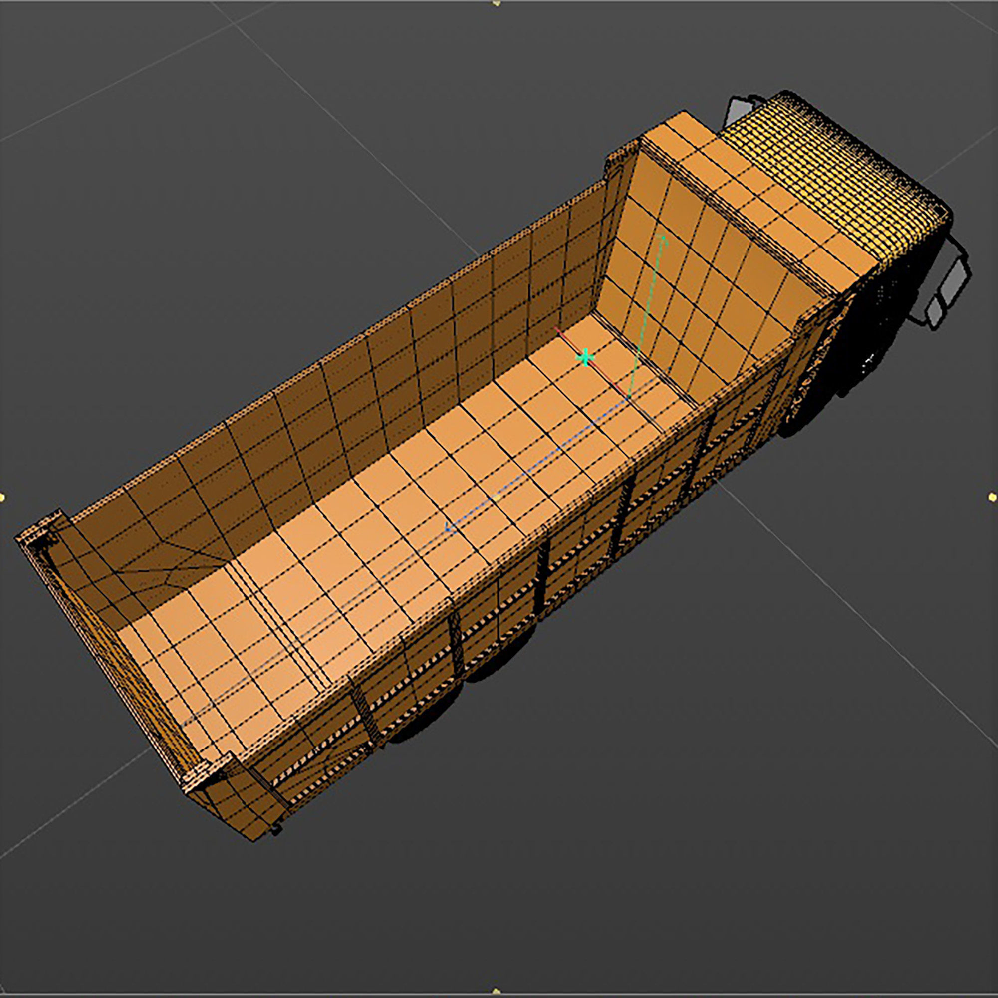 Dump truck 3D model_18