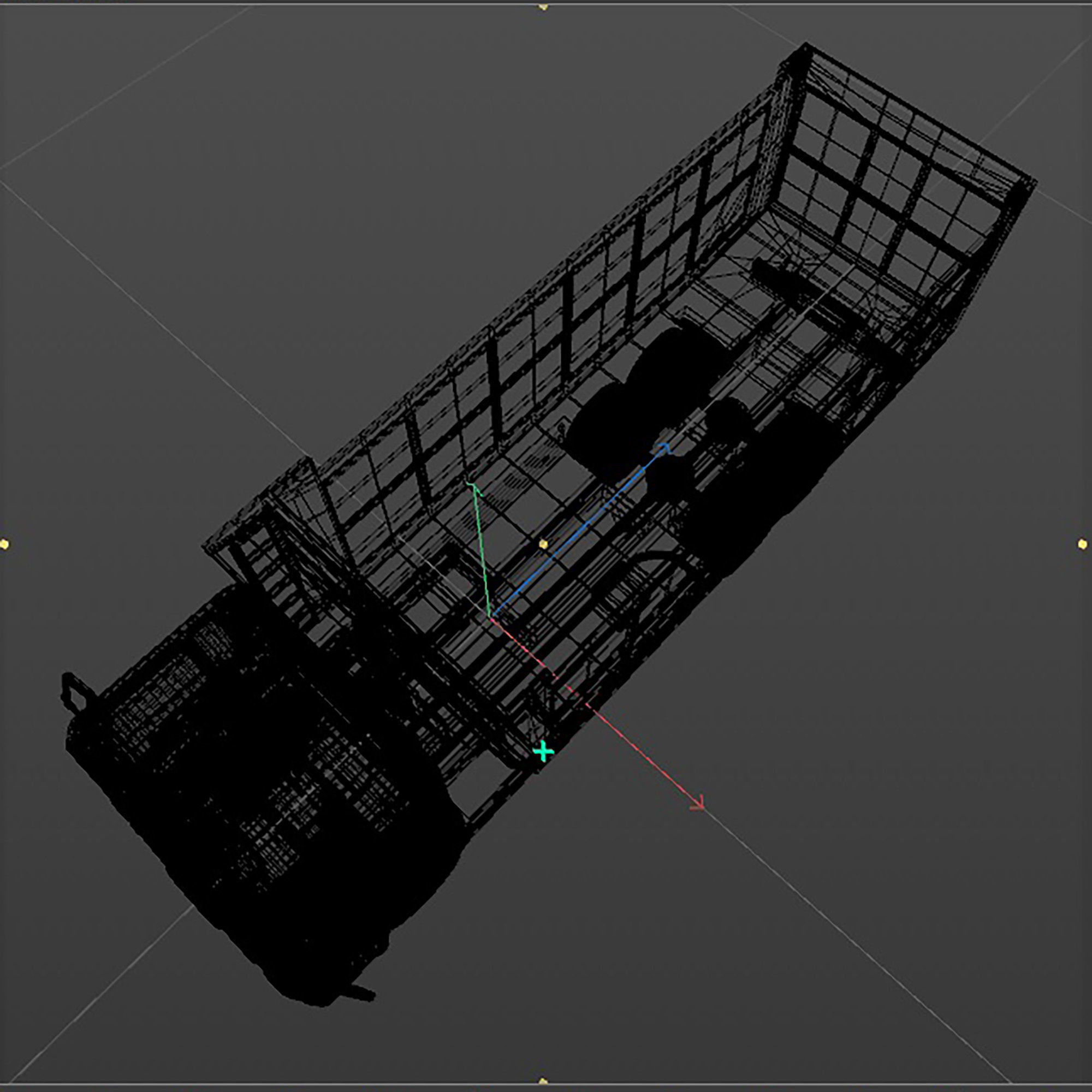 Dump truck 3D model_21