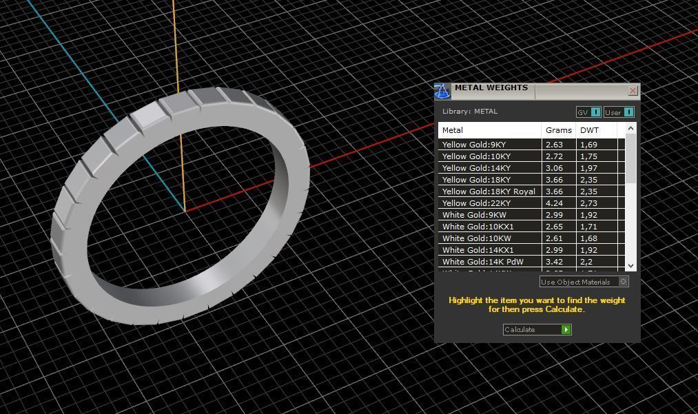 woman ring 3D print model_5