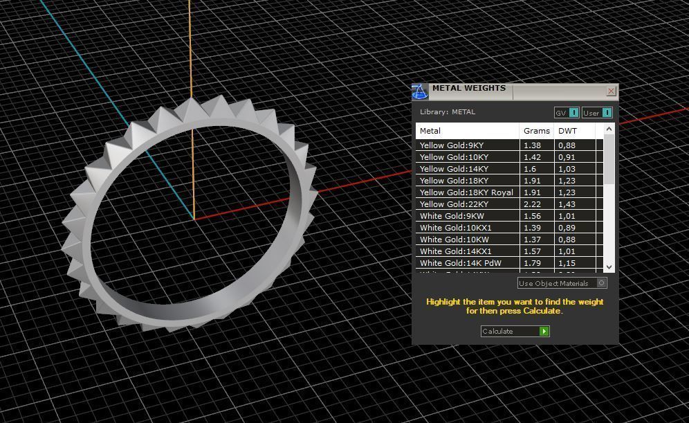 woman ring 3D print model_3
