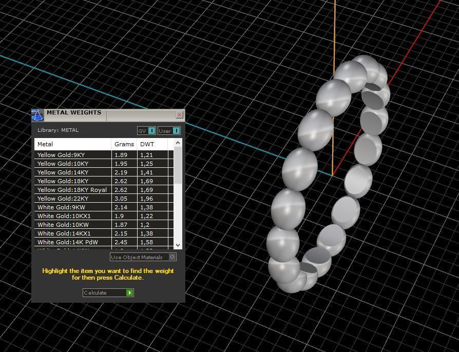 woman ring 3D print model_3