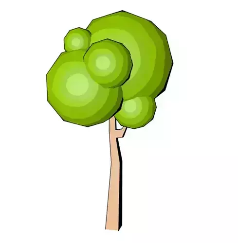 Derevo Tree Lowpoly
