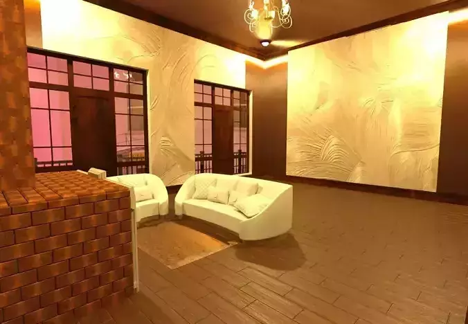 Living room 3D model