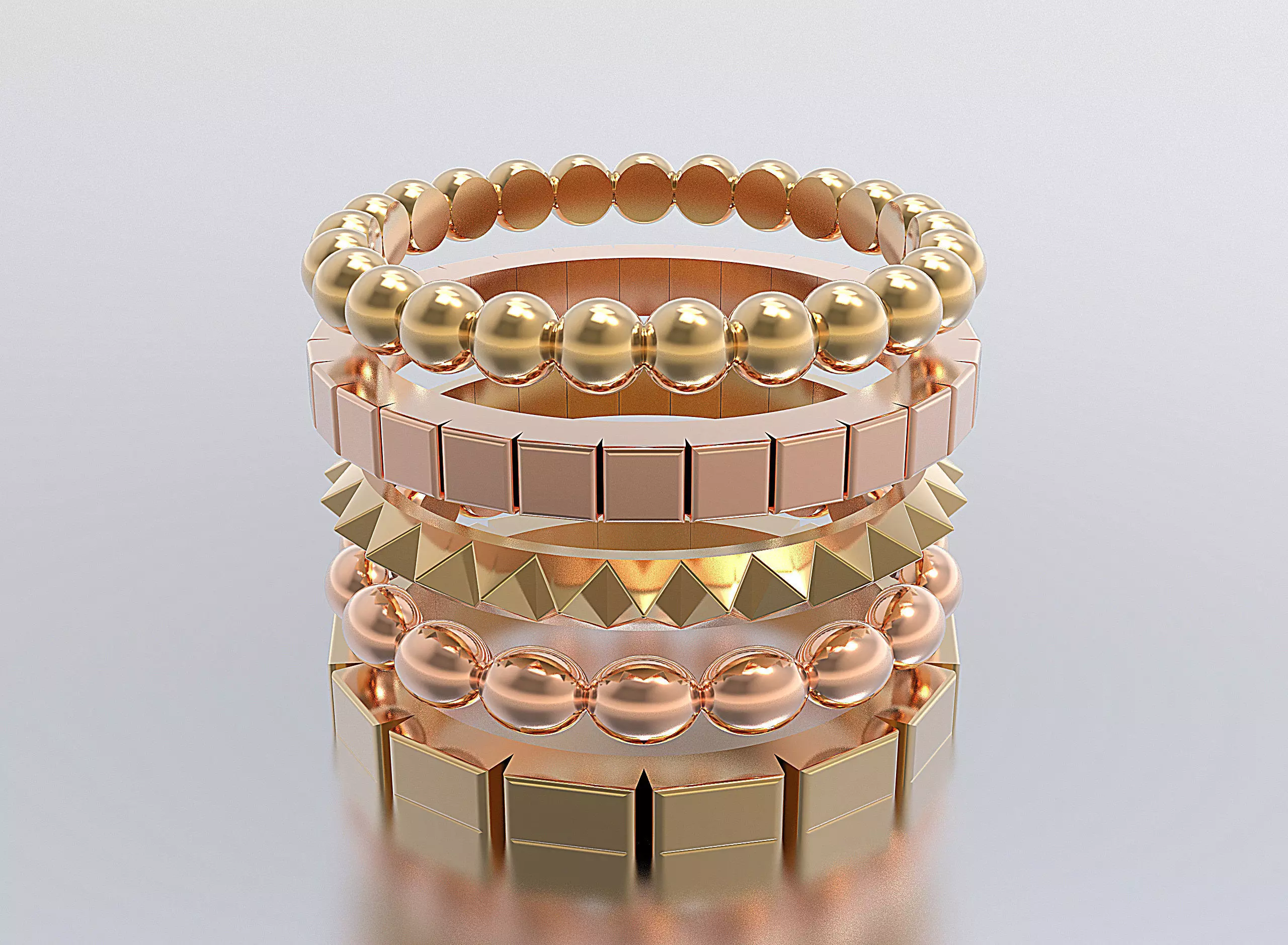 woman ringS 3D Model Collection_0