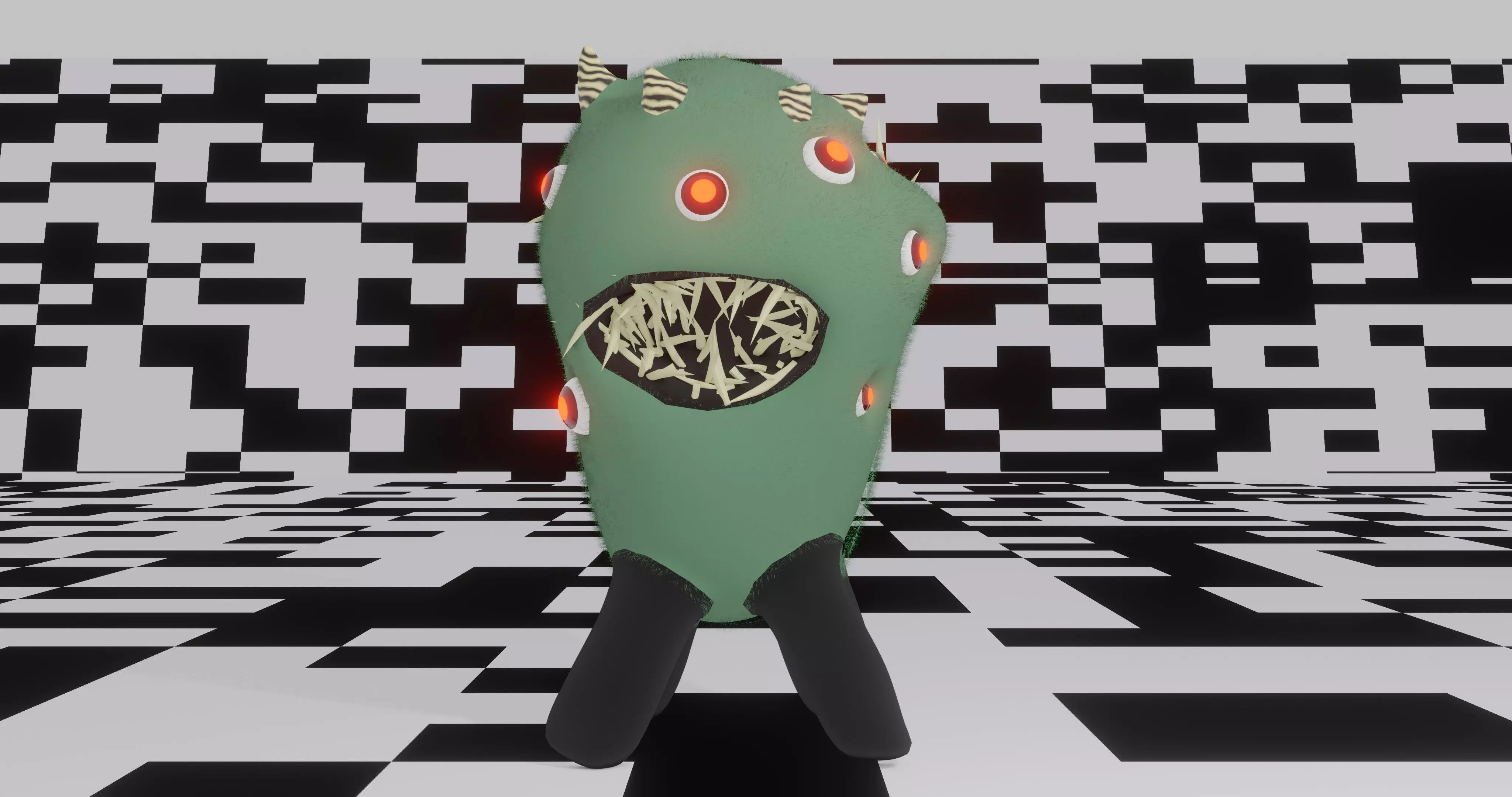 Ruffy Xrangy Low-poly 3D model_0