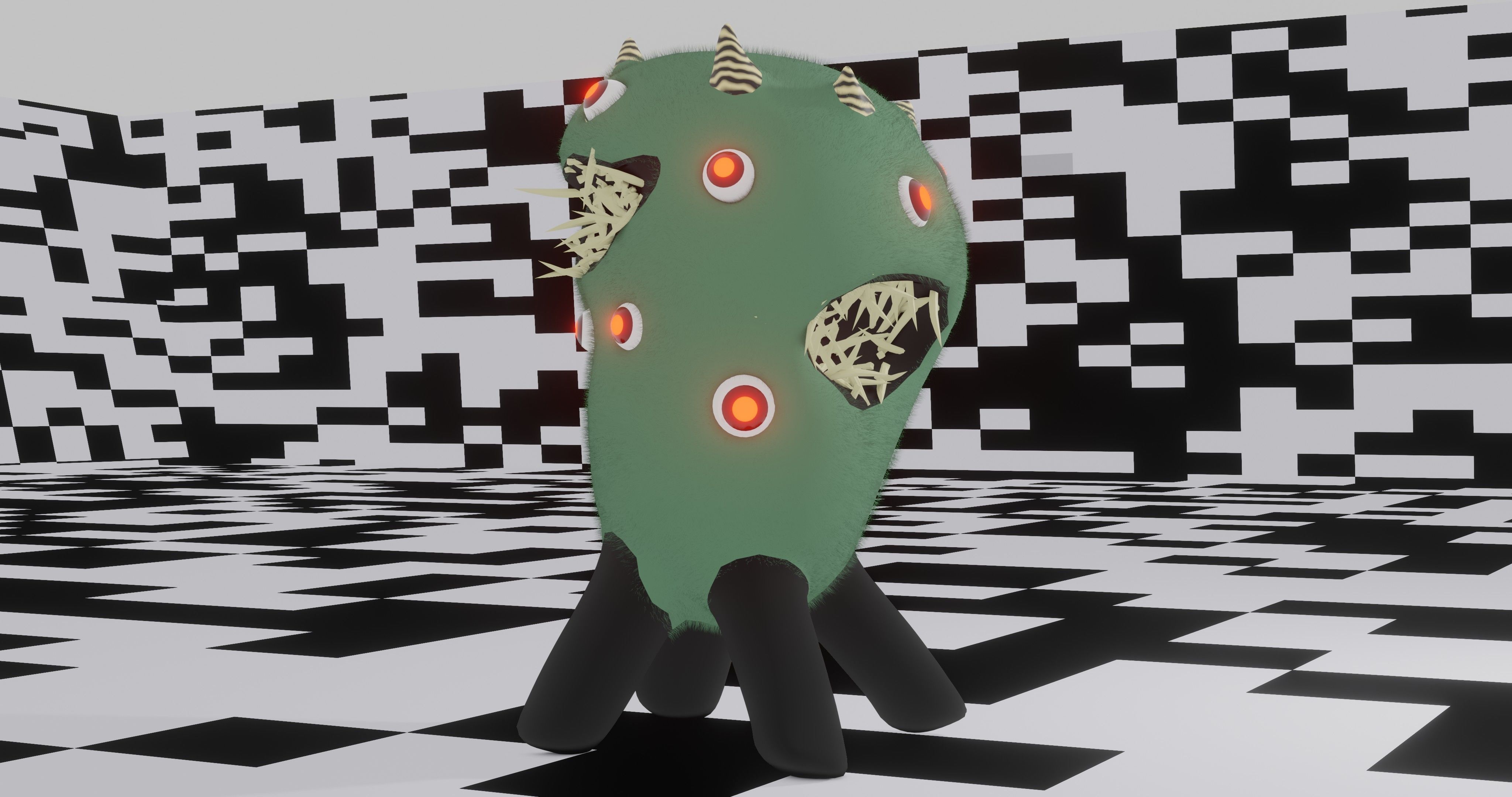 Ruffy Xrangy Low-poly 3D model_8