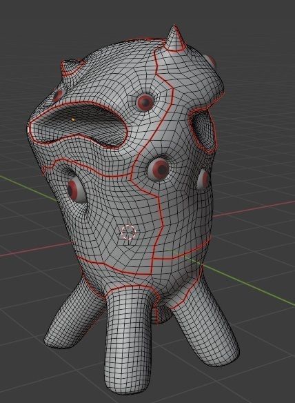 Ruffy Xrangy Low-poly 3D model_18