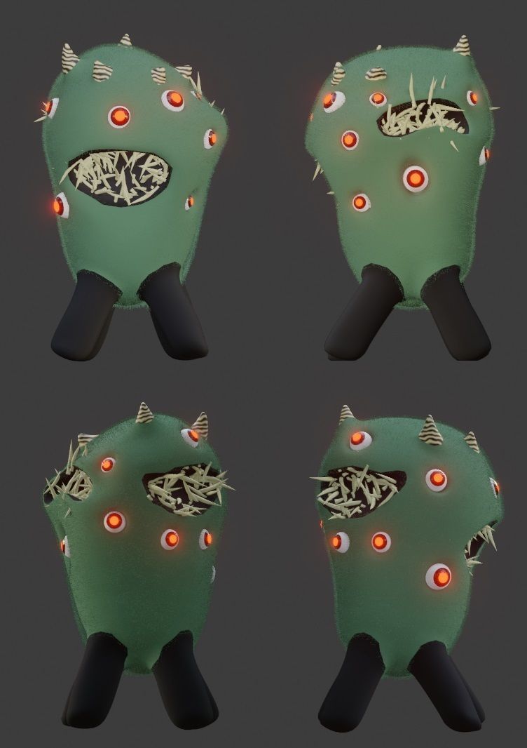 Ruffy Xrangy Low-poly 3D model_2