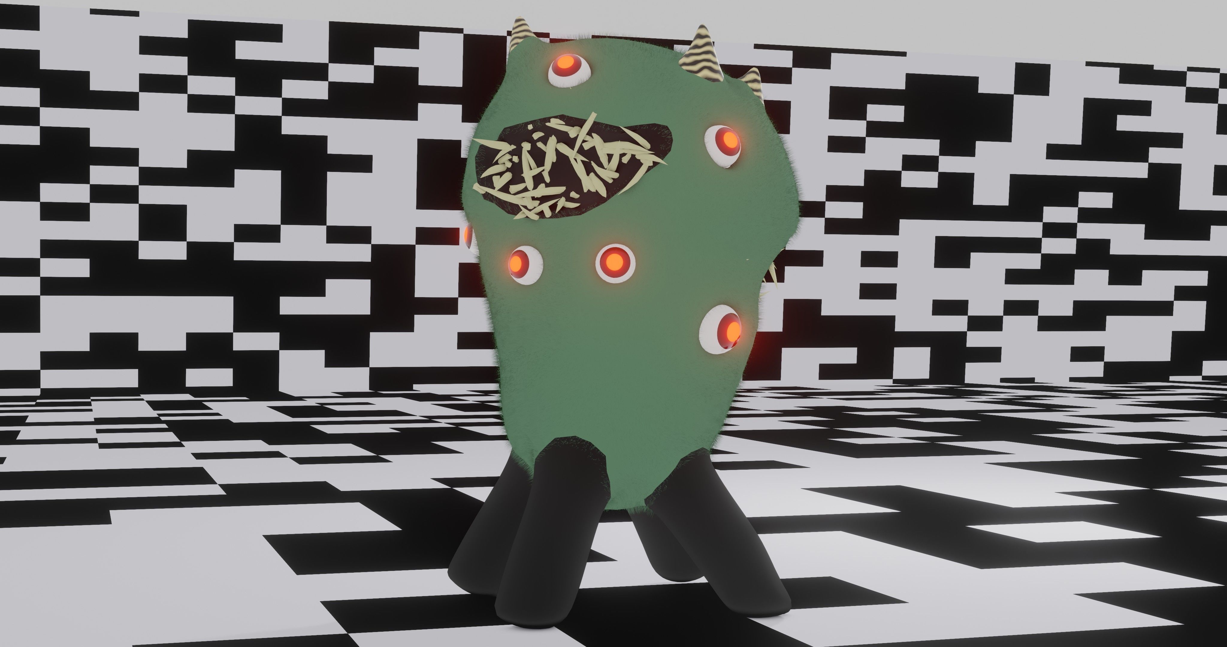 Ruffy Xrangy Low-poly 3D model_7