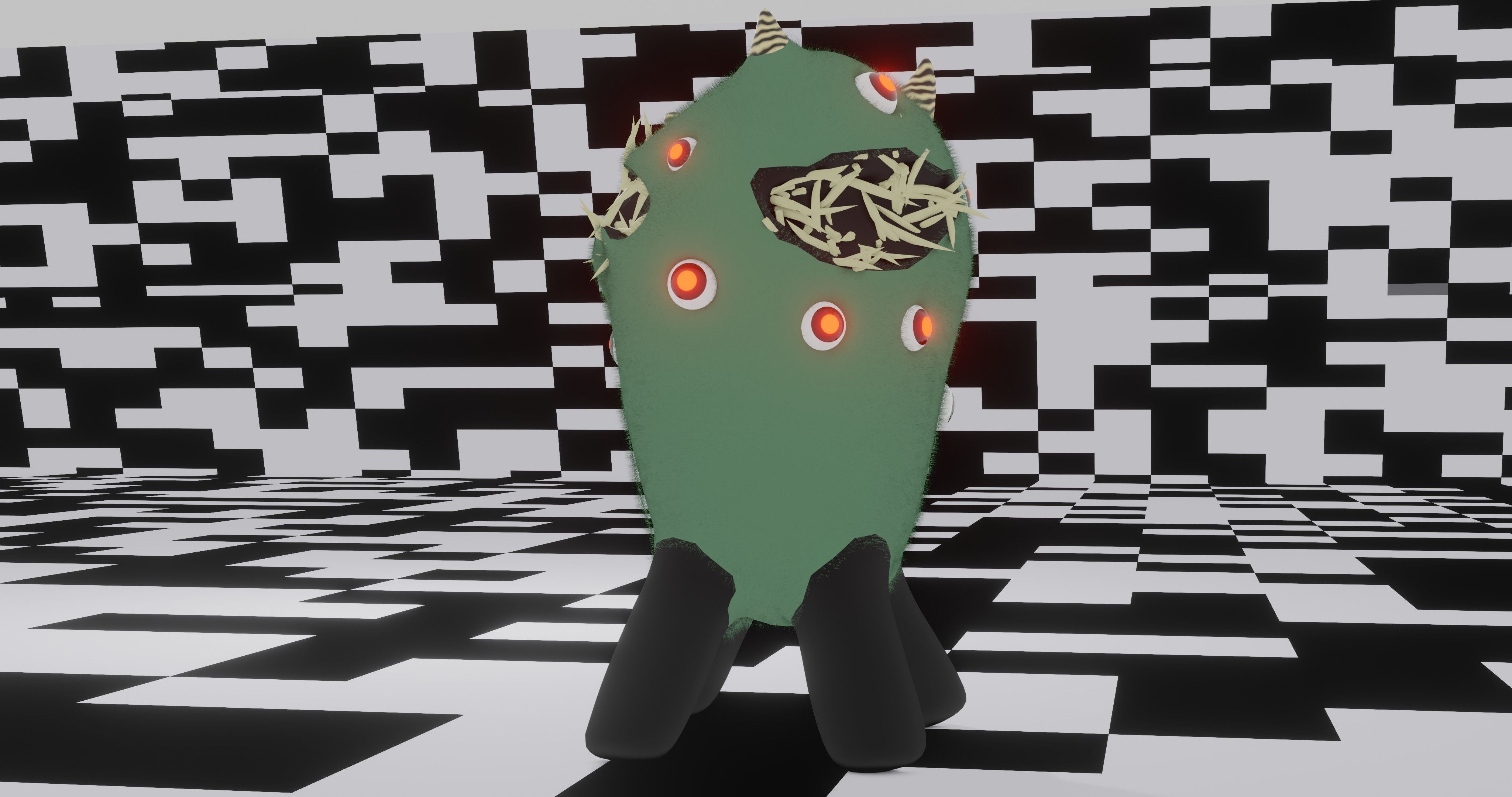 Ruffy Xrangy Low-poly 3D model_6