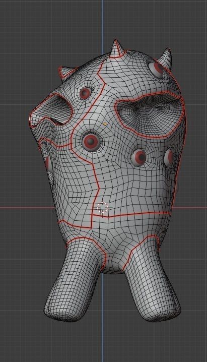 Ruffy Xrangy Low-poly 3D model_12