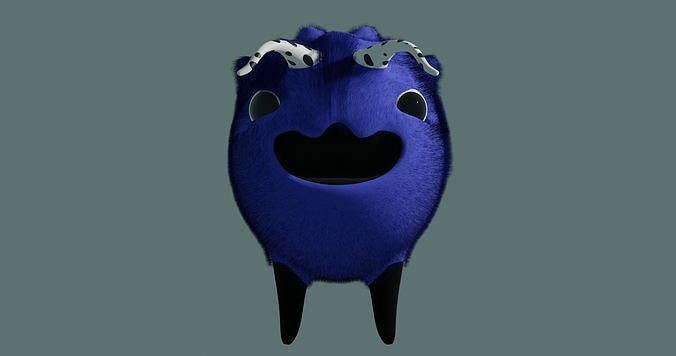 Huffy Bwuber Low-poly 3D model