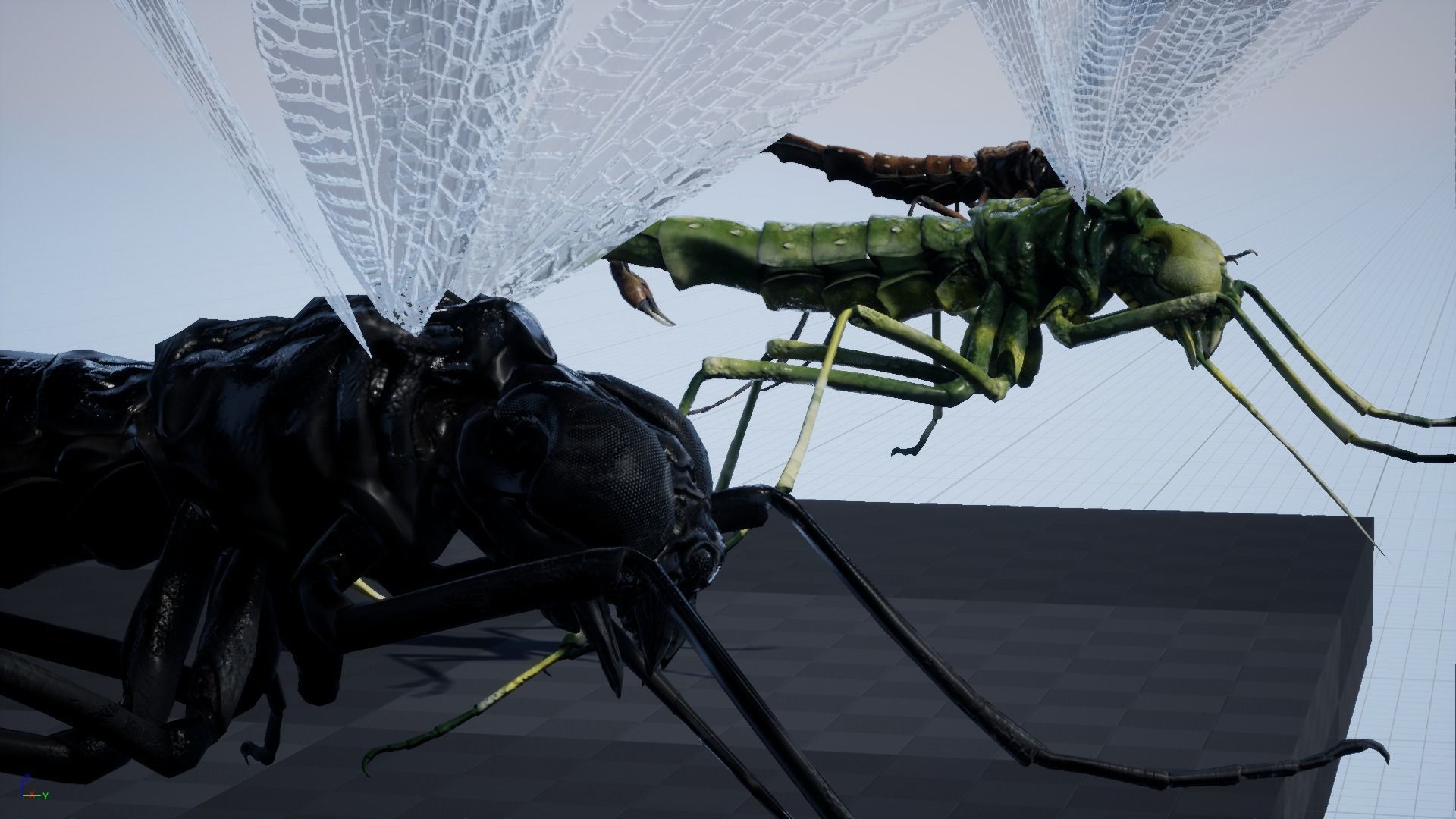 MosquitoVampire flying insect Low-poly 3D model_25